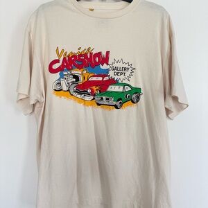 Gallery Dept Beige Car Show Graphic T-Shirt